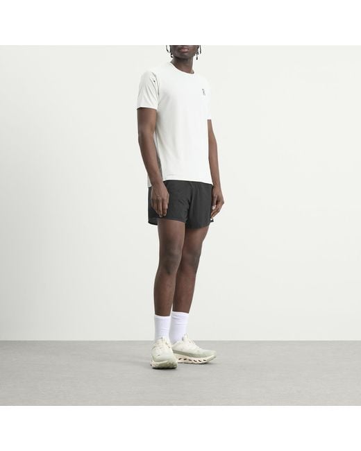 On Shoes White Performance T-Shirt for men