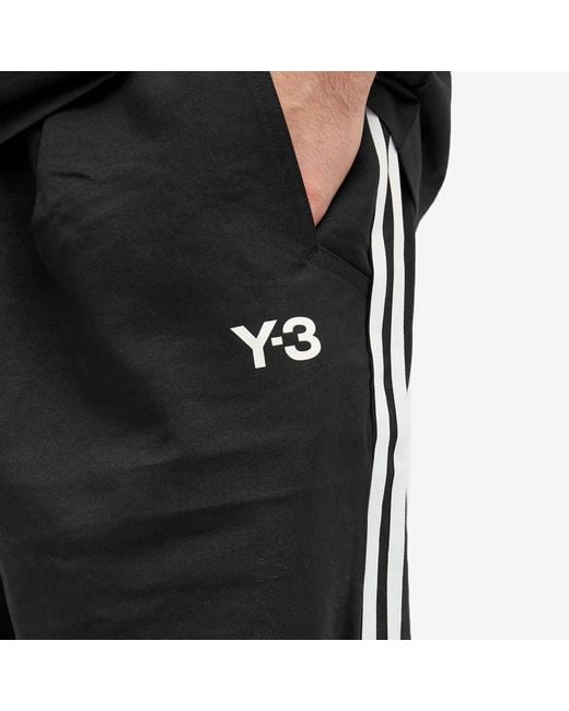 Y-3 Black X Real Madrid 3-Stripe Shorts for men