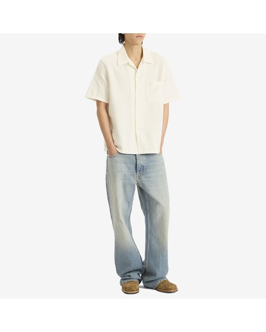Our Legacy Natural Box Shirt Shortsleeve for men