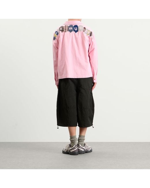 STORY mfg. Pink Greeting Shirt