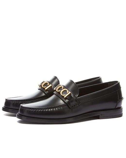 Gucci Cara Logo Snaffle Loafer in Black for Men | Lyst display picture 1