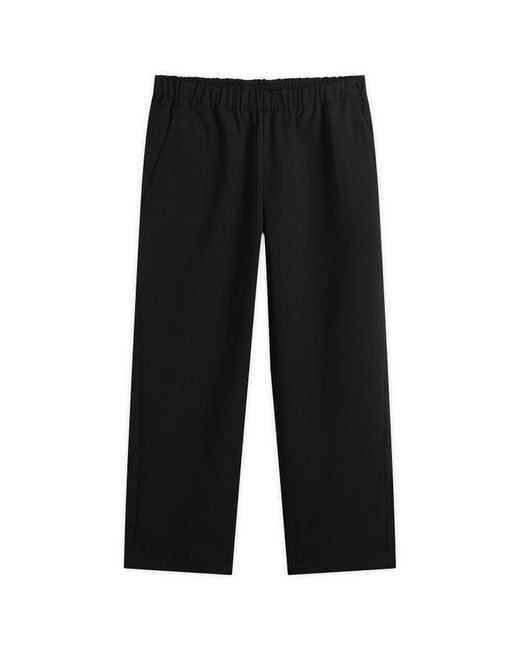 Goldwin Black Wide Ankle Easy Trousers for men