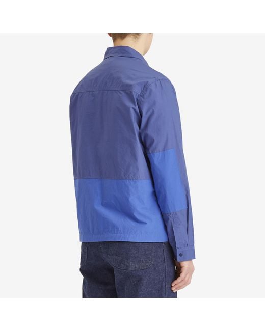 Folk Blue Assembly Work Jacket for men