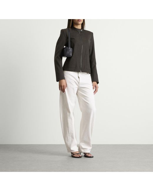 St. Agni Black Moto Jacket