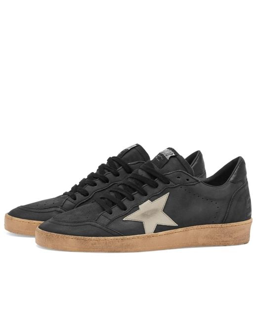 Golden Goose Deluxe Brand Black Ball Star Leather Sneaker for men