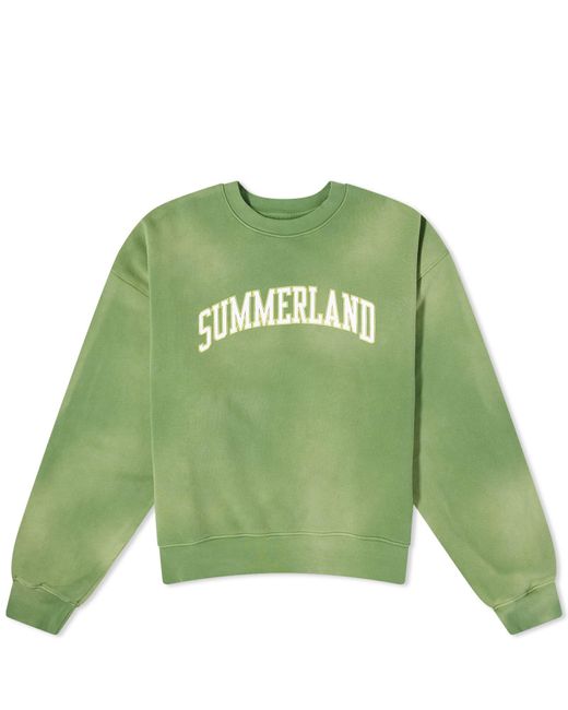 NAHMIAS Green Summerland Collegiate Sweater for men