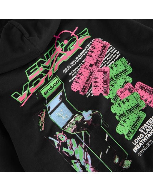 END. Black Coastal Arcade Voyage Hoody
