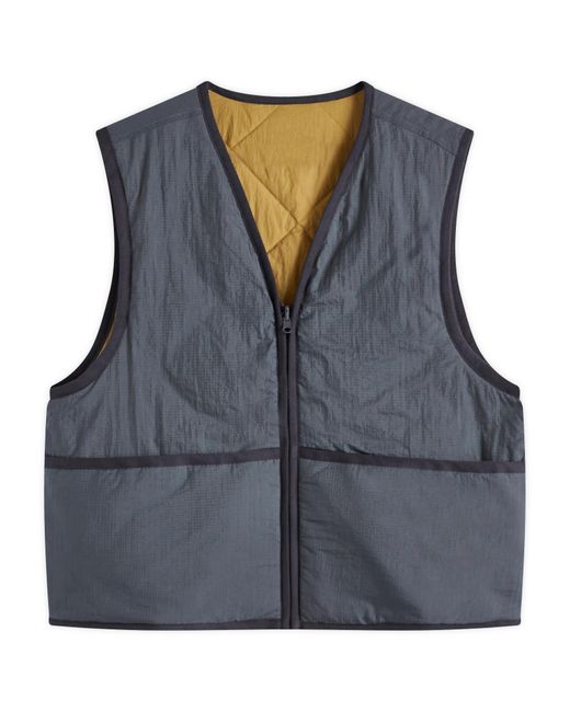 Merely Made Blue Reversible Vest for men