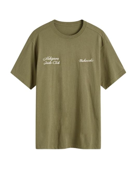 Maharishi Green Kamon T-Shirt for men