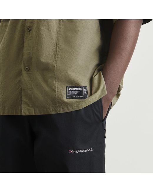 Neighborhood Green Dolman Logo Short Sleeve Shirt for men