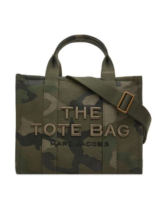 Marc Jacobs Green The Medium Tote Canvas
