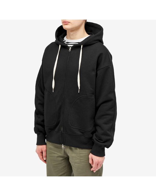 FRIZMWORKS Og Heavyweight Zip Hoodie in Black for Men Lyst UK
