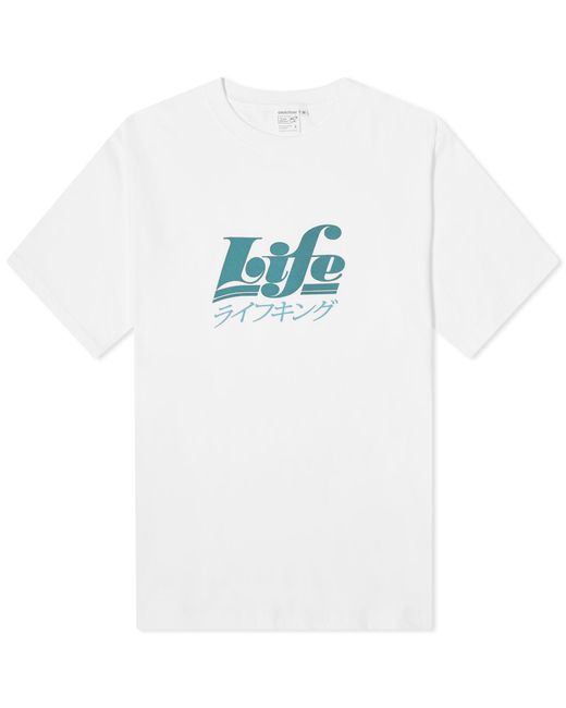 Garbstore White Life T-Shirt for men