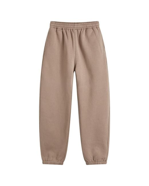 Auralee Brown Smooth Soft Sweat Pants