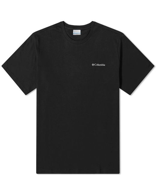 Columbia Black Explorers Canyon Tribe Back Print T-Shirt for men