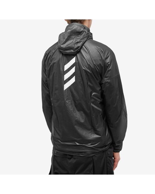 Adidas Gray Agravic Rain Jacket for men