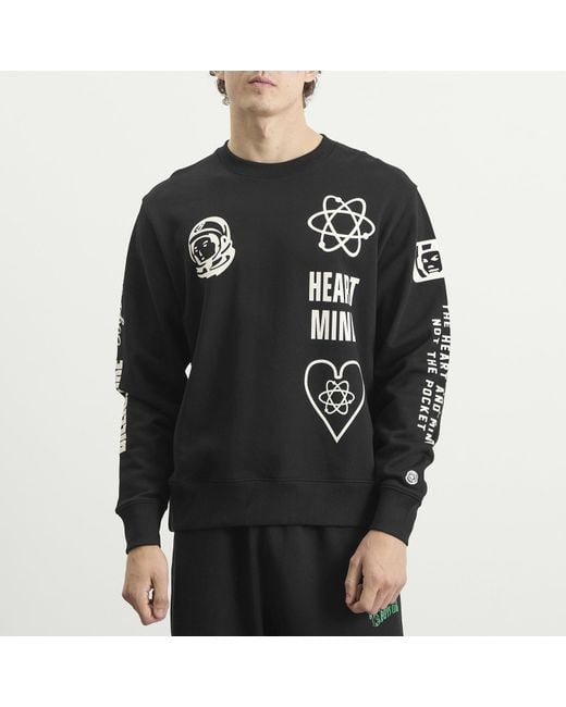 BBCICECREAM Black Multi Print Sweatshirt for men
