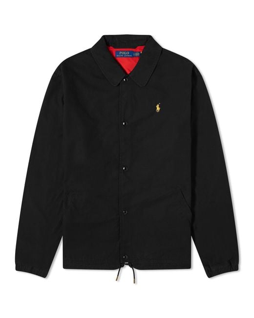 Polo Ralph Lauren Black Lunar New Year Coach Jacket for men