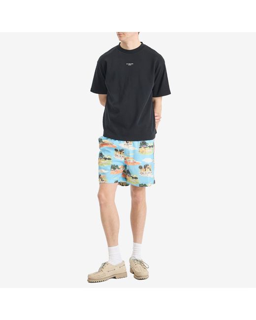 Drole de Monsieur Blue Beach Shorts for men
