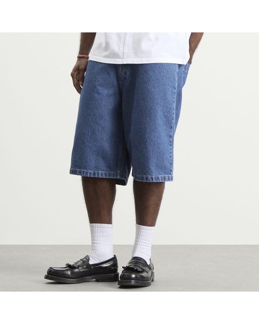Arte' Blue Round Pocket Denim Shorts for men
