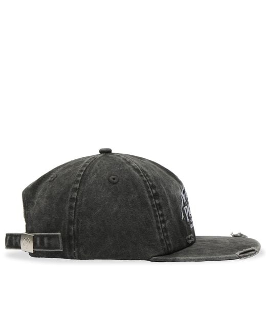 Picante Black Peaks Crew Cap for men