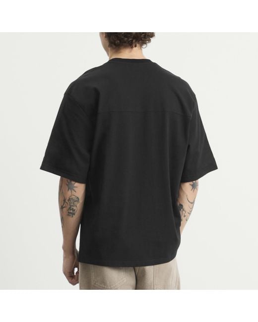 le PERE Black Double Sleeve T-Shirt for men