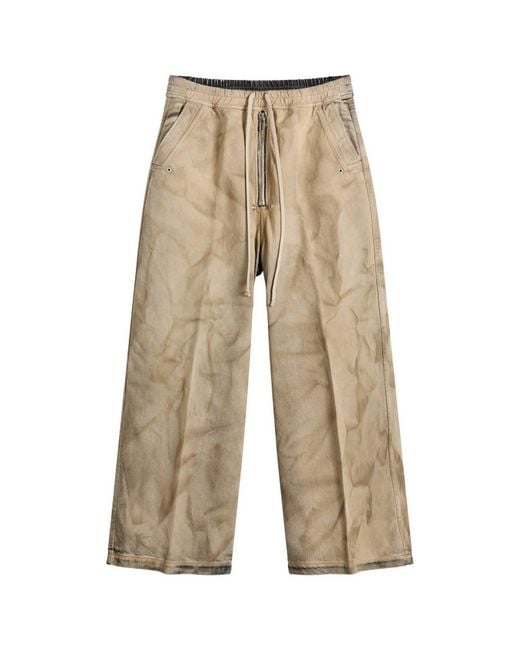 Rick Owens Natural Wide Bela Denim Pants for men
