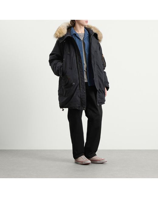Visvim Black Valdez Down Jacket for men