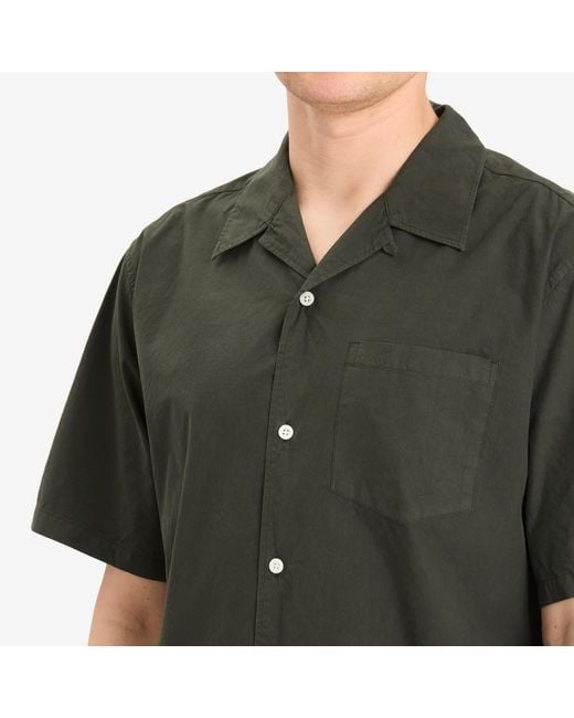 Norse Projects Green Carsten Cotton Tencel Shirt for men