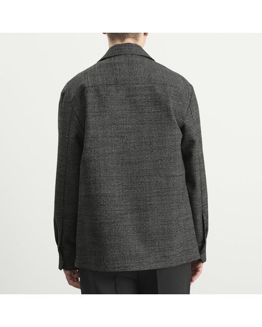 Jil Sander Gray Zip Outershirt for men