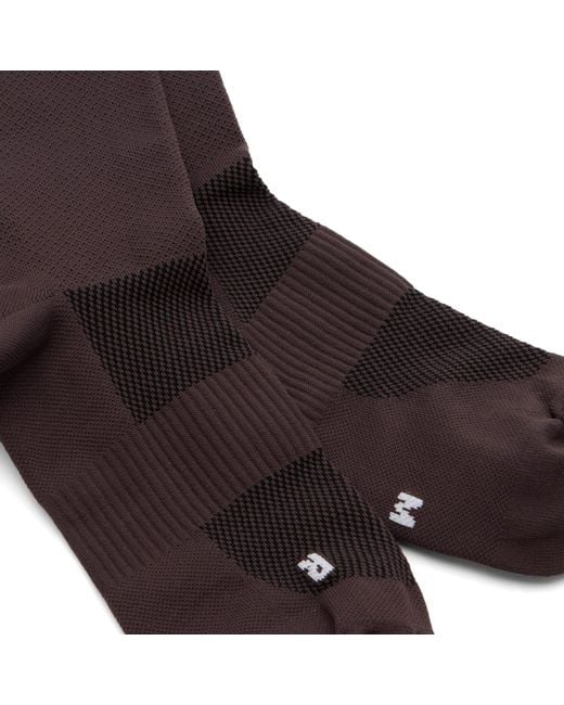 Pas Normal Studios Brown T.K.O. Race Socks for men