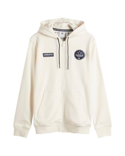 Adidas White Billinge Spzl Hoodie for men