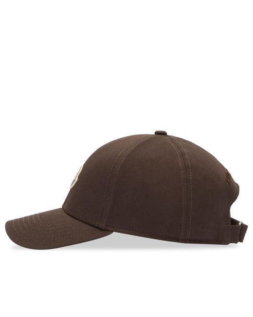 Moncler Brown Baseball Cap for men