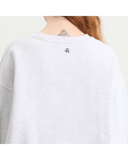 4th & Reckless White Avenue Sweatshirt
