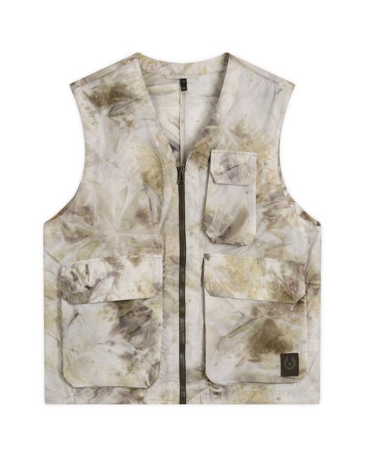 Belstaff Multicolor Riverbed Camo Ripstop Hithe Gilet for men