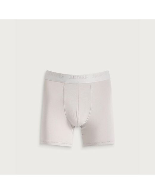 Skims Blue Cotton Boxer Brief 3" for men