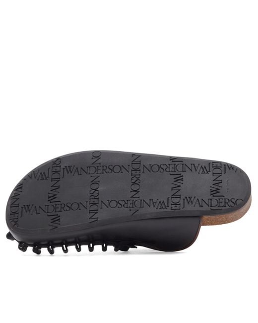 JW Anderson Ruffle Loafer in Black | Lyst