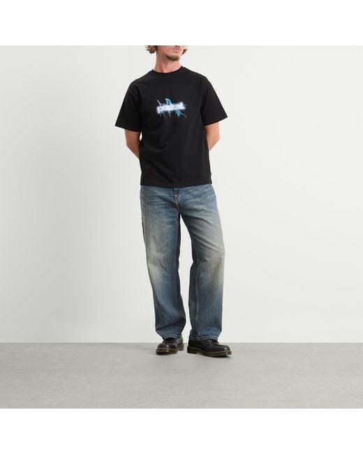 Postalco Black Lightning T-Shirt for men