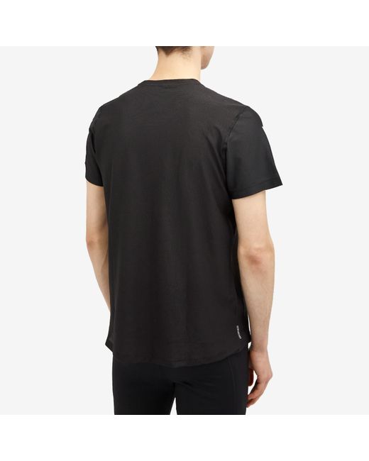 Adidas Originals Black Adidas Own The Run Basic T-Shirt for men