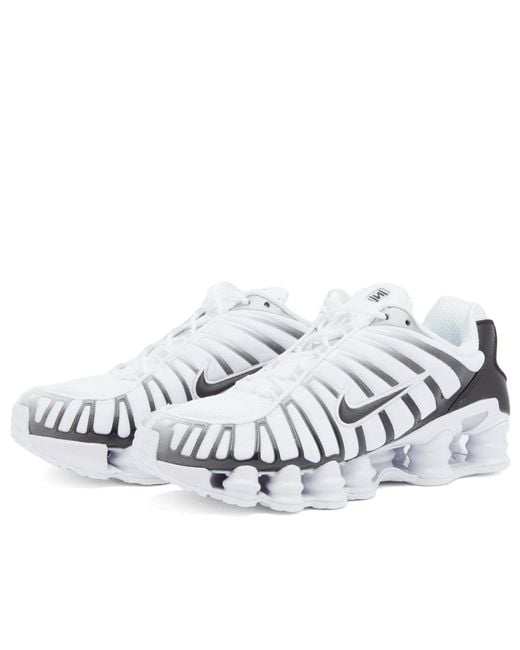Nike White Shox Tl Sneaker