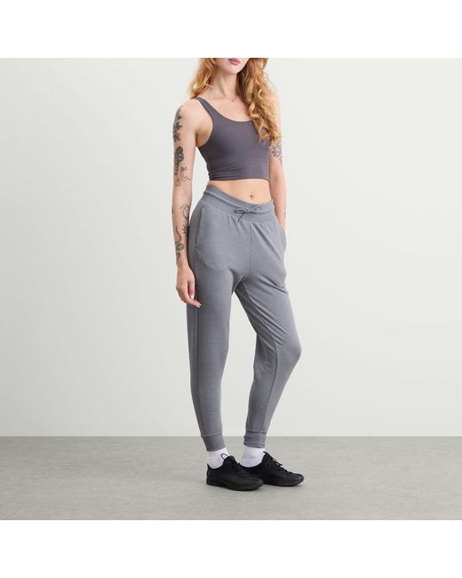 Nike Gray Therma-Fit One High-Waisted 7/8 Joggers