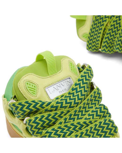 Lanvin Green Skate Sneakers for men