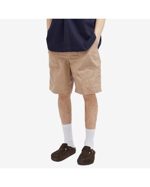 Engineered Garments Natural Fatigue Shorts for men