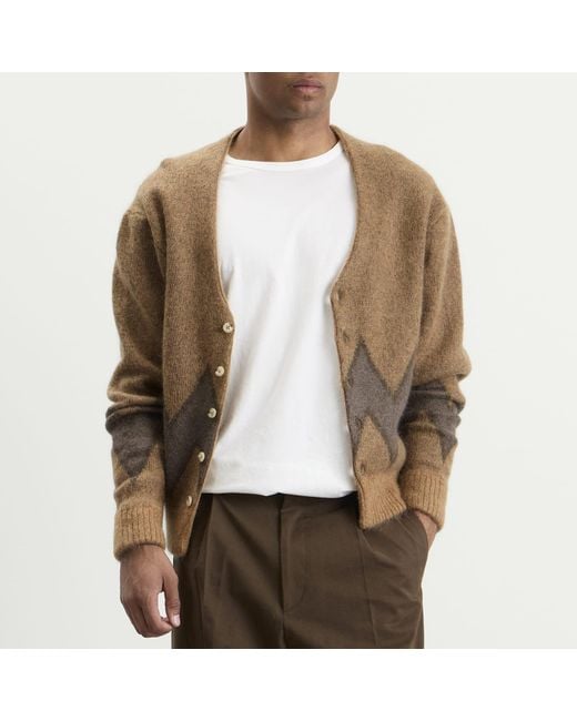Second/Layer Green Second Layer Chevy Cardigan for men