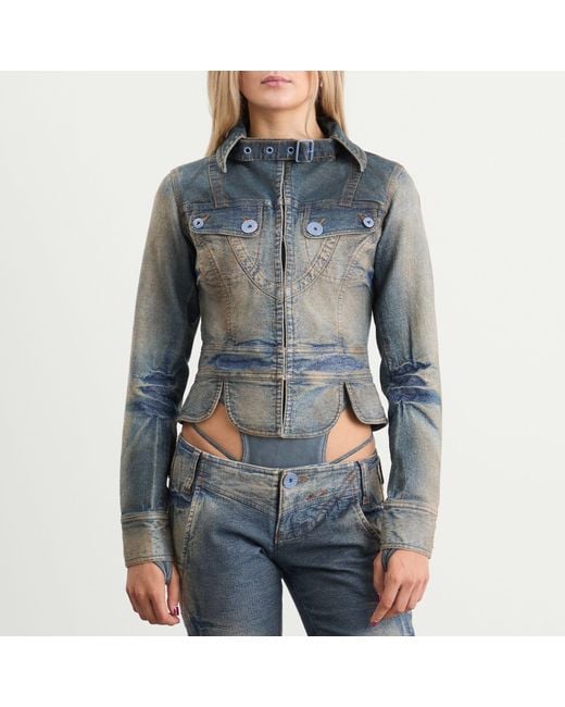 Miss Sixty Blue Knwls X Denim Jacket