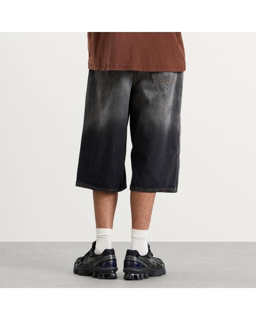 Acne Gray Judda Trafalgar Denim Shorts for men