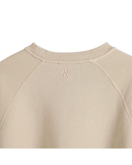 Represent Natural Initial V Notch Sweatshirt