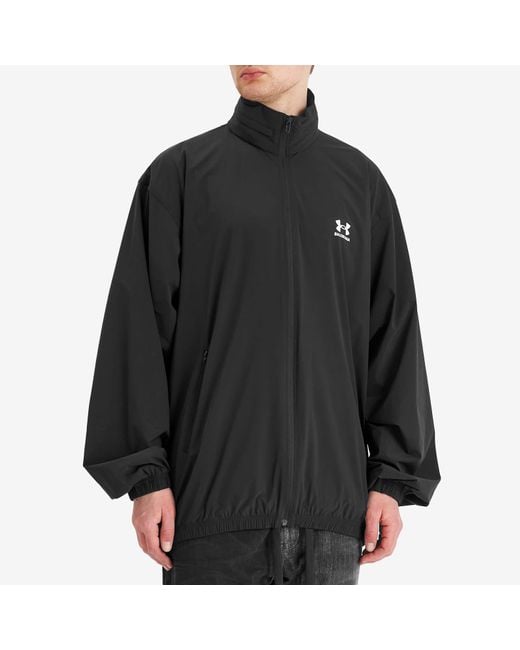 Balenciaga Black Under Armour Windbreaker for men