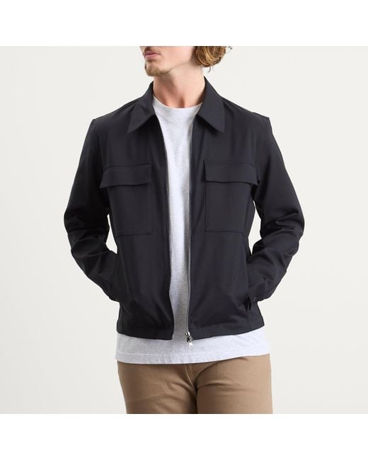 NN07 Blue Alban Zip Jacket for men