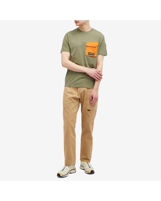 Napapijri Green Pocket T-Shirt for men